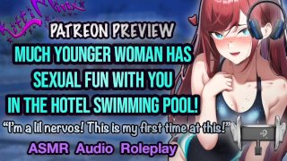 (Patreon Preview) ASMR -Younger Woman Sucks & Fucks You Underwater In A Pool! Hentai Audio Roleplay