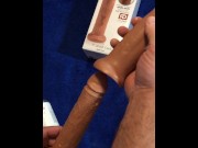 Preview 2 of Toy Testing My New Pipedream King Cock 7” Uncut Cock Dildo With Foreskin That Slides Back