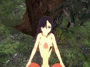 Preview 3 of Mona classic costume in the forest hentai pov | Genshin Impact