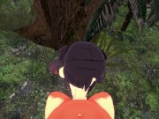 Preview 4 of Mona classic costume in the forest hentai pov | Genshin Impact