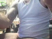 Preview 4 of Handsome stud male solo masturbation  cumshot