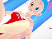 Preview 3 of young Bulma having sex on the beach hentai bikini | Dragon ball | uncensored hentai
