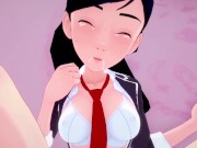 Preview 6 of Violet Parr Uniform sex in her house | The incredibles | Pov and normal