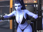 Preview 3 of Overwatch Widowmaker fucked at the gym