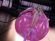 Preview 4 of Zero Suit Yae Balloon Stuffing Inflation | Glossy Tempo