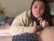 Preview 1 of Unexpected Premature Cum in Mouth! Can you believe this guy?