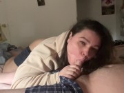 Preview 5 of Unexpected Premature Cum in Mouth! Can you believe this guy?