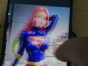 Preview 4 of Mitsuri as Supergirl in Superman costume JIZZTRIBUTE