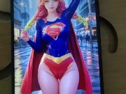 Preview 5 of Mitsuri as Supergirl in Superman costume JIZZTRIBUTE
