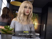Preview 3 of Acquainted: Gamer Girl Is Doing A Handjob to A Monster Cock Ep. 5.