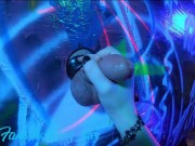 Preview 2 of RAVE THEMED GLORY HOLE EGIRL SOUNDS SUBMISSIVE COCK CUM