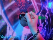 Preview 3 of RAVE THEMED GLORY HOLE EGIRL SOUNDS SUBMISSIVE COCK CUM