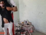 Preview 4 of Jija sali sex in kitchen with clear hindi audio
