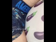 Preview 2 of Two men Farting underwear. Fart fetish