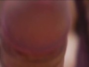 Preview 1 of Gentle blowjob close-up CUM IN MY MOUTH