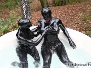 Preview 4 of The ‘hot’ tub in full heavy rubber