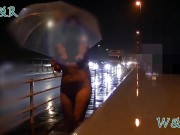 Preview 6 of 【個人撮影】ワオ！普段真面目な可愛い彼女の道路脇全裸＆全裸オナニー♡Cute girlfriend naked on the side of the road ＆ naked Ｍ♡