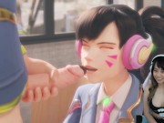Preview 5 of I watched DVa get nerfed by big dicks ... The 8 BEST Rule 34 DVA Overwatch Sex Hentai