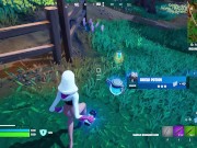 Preview 3 of fortnite gameplay (spider-gwen pantless)