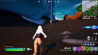 fortnite gameplay (spider-gwen pantless)