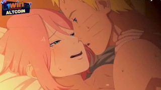 Sakura became a real slut by getting fucked in her tight hole СUT version