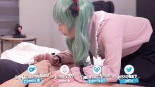 【Hatsune Miku】✨Vampire Miku Cosplayer get Fucked, Japanese hentai anime crossdresser cosplay 2
