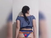 Preview 2 of Young indigenous girl with braided hair masturbates live (big white ass, pink tits)