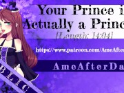 Preview 1 of [Erotic Audio] Your Prince is Actually A Princess [Crossdressing] [FDom]