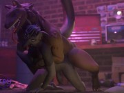 Preview 6 of Trans Furry gets fuck HARD by snake