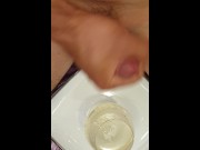 Preview 6 of Masturbating with champagne and cumming in the glass