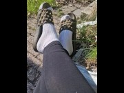 Preview 2 of I dangle with my slippers-flipflops in the sun. So much feet joi🥰