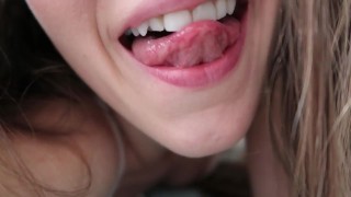 Pretty girl fulfills her stud's every whim and gets cum on her perfect body - (WetFoxes)