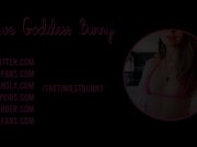 Preview 3 of Ass addict humiliation JOI - Femdom Goddess Bunny ass worship