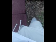 Preview 4 of The bulge of my Big cock is so visible that it's impossible for anyone not to catch me in the park