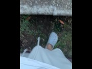 Preview 5 of The bulge of my Big cock is so visible that it's impossible for anyone not to catch me in the park