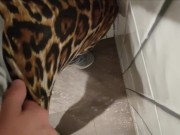 Preview 4 of Good orgasm in a restaurant bathroom