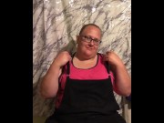 Preview 1 of Bbw wife strips for Hubby