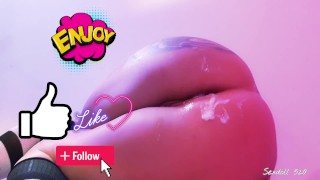 Hot amateur anal sex! PAWG gets her asshole pounded by big pierced cock | MileHiCouple5280