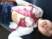 Preview 1 of Japanese kinky girl gets many orgasm, squirts a lot, swallows sperm that flows out of her vagina