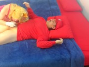 Preview 5 of Princess Peach Gets A Huge Creampie From Mario - Mamma Mia! - Halloween Cosplay