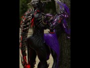 Preview 3 of Valkyr Warframes Fucking Against a Tree