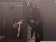 Preview 3 of Spider Gwen was caught by Venom in the shower and got cum in pussy