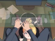 Preview 5 of Kunoichi Trainer - Ninja Naruto Trainer - Part 110 - Secretary Blowjob Under Table By LoveSkySanX