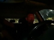 Preview 1 of Jerking Him Off in the Car in the Dark - Jamie Stone