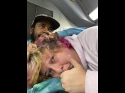 Preview 5 of BBW Slut Daphne Sucking Dick On The Bus! 😈♠️