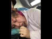Preview 6 of BBW Slut Daphne Sucking Dick On The Bus! 😈♠️
