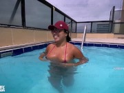 Preview 5 of I put on a very daring bikini and went to the hotel pool
