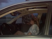 Preview 5 of Watching Her Masturbating in the Car and Getting Lucky - Jamie Stone