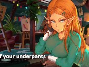 Preview 1 of [Voiced JOI] Zelda Plays a Cards Game With Your Cock! [Teaser] [Edging] [Anal] [Countdown]