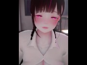 Preview 5 of 夜の学校で甘ラブ密着キス耳舐め　男の娘VtuberのえっちなASMR